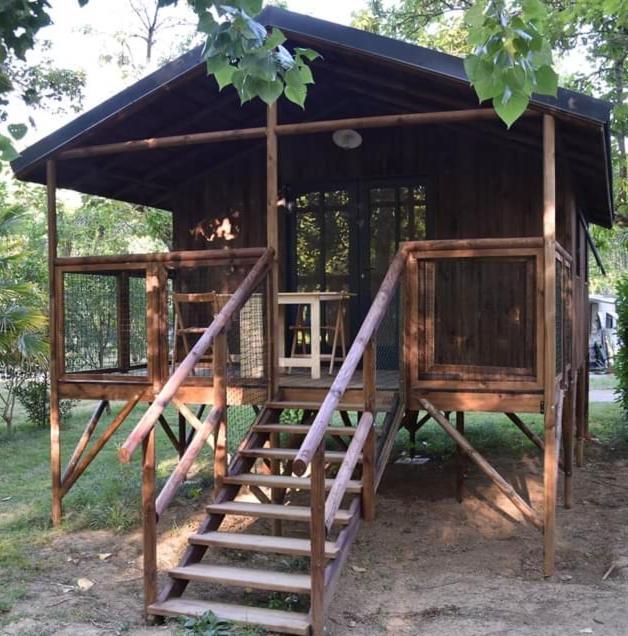 Camping Le Mouliat Hotel Moncrabeau Exterior foto